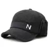Gorra de béisbol con visera de pico de pato, cálido gorro de invierno para hombre con forro de polar, engrosado para protección contra el frío, resistente al viento, protege los oídos, adecuado para viajes al aire libre y ocio
