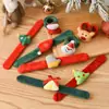 Nuevo Pulsera de Decoraciones Navideñas Círculo Pop Accesorios del Día del Niño Círculo de Parche Lindo Creativo Regalo de Navidad