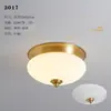 Nueva luz de balcón de estilo chino totalmente de cobre, luz para pasillo y recibidor, lámpara de techo pequeña minimalista nórdica para dormitorio, luz para pasillo de entrada