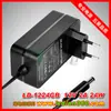 Adaptador de Corriente 12V2A 24V1A Estándar Europeo Estándar Británico Estándar Americano Certificación Ce 3C Tipo de Enchufe de Pared Typec