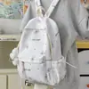 Mochila Ligera Estilo Ins Nicho Niñas Estudiantes de Secundaria Alto Valor Estético Nueva Bolsa de Hombro Gran Capacidad Mochila de Secundaria para Niñas