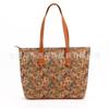 Bolsa de Mão Retrô de Cortiça Europeia e Americana, Bolsa de Ombro Elegante com Estampa de Grande Capacidade em Madeira Maciça, Bolsa Satchel Tote Ecológica