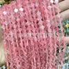 Olho de tigre verde 6MM dongling padrão vermelho pinho africano trevo de quatro folhas contas soltas grampo de cabelo diy acessórios de cabelo pulseira colar com contas atacado