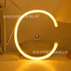 Nuevas Luces LED de Letras para Cumpleaños y Festival Qixi Combinación DIY Luces Nocturnas, Luces Decorativas de Atmósfera de Moda, Luces Decorativas para Confesiones