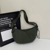Bolso Cruzado para Mujer Primavera 2025 Nuevo Bolso Dumpling de Gran Capacidad Simple Moda Retro Nicho Color Puro Bolso de Hombro