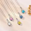 [Collar de Plata de Ley S925] Regalo para Novia en Cumpleaños o Día de San Valentín, Cadena para Clavícula de los Doce Signos del Zodiaco, Venta al por Mayor Transfronteriza