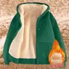 Sudadera con capucha de terciopelo de cordero para hombre, estilo campus, otoño e invierno, terciopelo grueso, cálida, suelta, chaqueta cárdigan