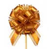 Amazon Transfronteiriço 50# Grande Flor de Bola de Metal Fosco Embalagem de Presente de Natal Fita de Renda Fabricante Atacado