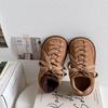 Sapatos Infantis Birkenstock, Sapatos de Pão de Couro Genuíno para Meninas de Outono, Sapatos Casuais com Solado Macio para Meninos, Sapatos Infantis Doudou
