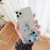 Funda para iPhone 16 con purpurina y diseño de arena movediza, transparente, de PC, cobertura total, para XSMAX, para comercio exterior.