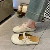 Ropa de verano para mujer para exteriores 2026 nuevo estilo Mocasines Mary Jane de perla plateada francesa con aumento interno de altura y suela gruesa