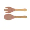 Utensílios de Silicone para Crianças Conjunto de Louças para Bebê Caixa de Presente Tigela com Ventosa Colher Prato Babador Prato para Complemento Alimentar de Silicone