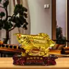 Tienda de suministro para fabricantes regalos de inauguración de negocios artesanías de esmalte dorado adornos de pez dragón dorado personalización
