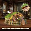 Cabana Mágica Vazia DIY Baleia Mundo Mágico 3D Montada à Mão Estante de Livros Modelo de Mesa Brinquedo para Presentes de Feriado