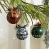 Decoración Navideña Transfronteriza Colgante de Campana de Hierro Colgante Retro Decoración de Árbol de Navidad Escena Diseño Ambiente Accesorios
