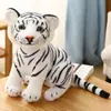 Muñeco Tigre Pequeño de Simulación Linda Postura Sentada Cachorro Actividad Día del Niño Regalo Muñeco Tigre Muñeco Juguete de Peluche