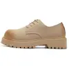 Sapatos Masculinos de Primavera Antiderrapantes com Solado Grosso Aumentadores de Altura, Sapatos Derby Versáteis de Nicho Retrô para Uso Externo Casual Esportivo e Trabalho