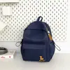 Mochila Bordada Simples Nova 2026 para Homens e Mulheres, Mochila Escolar Estudantil de Alto Estilo Inspirada no Instagram, Mochila de Grande Capacidade