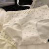 Calcinhas Femininas de Algodão Puro 10A de Comprimento Total, Cintura Média, Ajustadas ao Corpo, Shorts que Não Apertam, Shorts de Menina Doce, Forro 100% Algodão