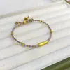 Pulsera de Peces Koi de Cordón Tejida a Mano Joyería Hecha a Mano DIY Ancla con Artículos Cobre Caliente Chapado en Oro de 24K Pulsera DIY