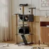 Estrutura de Escalada para Gatos, Árvore de Escalada para Gatos, Estrutura de Escalada Grande Específica para Gatos, Estrutura de Escalada com Cama de Gato Integrada, Estrutura de Escalada Grande de Luxo para Gatos