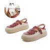 Talla Pequeña 34, Talla Grande 41, Sandalias de Punta Cerrada, Nuevas Sandalias Deportivas de Suela Gruesa para Aumentar la Altura Verano 2026, Sandalias Casuales de Playa