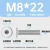 Tornillos de cabeza plana hexagonal de acero inoxidable 304, de cabeza plana grande, M1.4-M12, resistentes al desgaste, venta al por mayor