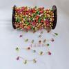 Decoración Navideña Cadena de Luces Pequeña Cuentas Redondas Pequeñas Galvanizadas Benceno Cadena de Bombillas Juguete Accesorios para Manualidades 0.8cm