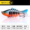 Cebo multisección de 10 cm cebo falso biónico juego de Luya transfronterizo agua dulce fabricantes de pescado roto venta al por mayor boca