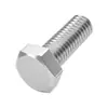 Acero Inoxidable 304 Estilo Americano Tornillo de Cabeza Hexagonal Exterior Varilla Roscada Extendida 1/2 Tornillo de Cabeza Hexagonal Estándar de EE. UU. Tornillo Completamente Roscado 1/4