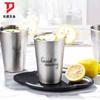 Taza de Boca de Acero Inoxidable 304 Taza para Café Bebida Fría Taza de Cerveza de una Sola Capa Enrollada Taza para Cóctel Taza Simple Conveniente para Comercio Exterior