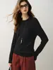 Suéter de cashmere 100% puro de sete agulhas espessado para mulheres, gola redonda, mangas compridas, tricô pullover, casual, versátil, camada base