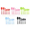 Conjunto de Ferramentas de Confeitaria Tipo Dividido de 6 Peças para Uso na Cozinha, Incluindo Espátula, Pincel de Óleo, Raspador, Utensílios de Silicone para Cozinha e Raspador de Creme