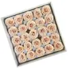 Processamento e Personalização de Cabeça de Flor de Sabão Rosa Despertar Flor Imortal Flor de Sabão Caixa de Presente Buquê Presente DIY
