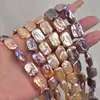 Perlas Rectangulares Barrocas Naturales Cuentas Sueltas Hecho a Mano Joyería DIY Pendientes Collares Pulseras Accesorios Mayoreo