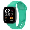 Correa de silicona para Xiaomi Redmi Watch3, pulsera de arroz rojo, 3 unidades