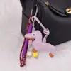 Pingente para Bolsa de Cachorro Dachshund Amarelo Estilo Ins Transfronteiriço, Cordão para Celular, Chaveiro de Carro, Pingente de Cavalo Voador Pequeno, Atacado de Fábrica