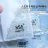 Rey Abanico Plano Pedrería Blanca Transparente Accesorios para Arte de Uñas Pedrería de Cristal Vidrio En Stock Accesorios Adhesivos para Teléfono