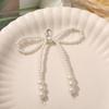 Flor de zapato de Corea del Sur, lazo de perlas de imitación, hebilla de zapato de amor, colgante, accesorios para cordones de zapatos hechos a mano, accesorios para colgar en bolsas, venta al por mayor
