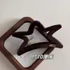 Pinza para el pelo de verano estilo ins con bloques de color para mujer, pasador lindo de lunares japoneses para niña, pinza de tiburón grande para recogidos.