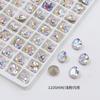 Dongzhou Cristal Redondo Arte de Uñas Diamante Venta al por Mayor Ss39 Flash K9 Fondo Puntiagudo Diamante de Vidrio 53 Cortes Diamante Pila Accesorios de Joyería