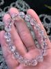 Pulseira de Cristal Herkimon Diamante Brilhante Pulseira de Contas de Cristal Transparente Mori chi Moda Joias de Pedra Preciosa