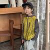 [Venta de Liquidación] Chaleco con Capas Estiloso para Exteriores Aimo Beibei para Niños Mayores, Chaqueta sin Mangas de Bloques de Color