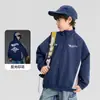 Liquidación EspecialChaqueta de Niño Zuo Xi Estilo Racing Otoño Chaqueta Impermeable y Duradera para Niños Pequeños y Mayores Primavera