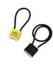 Cerradura de combinación de alambre para el hogar, cerradura de cable de acero antirrobo para gabinete, gabinete, archivador, candado pequeño, cerradura de alambre antirrobo