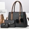Bolsa de Mão da Moda Europeia e Americana 2026 para Mulheres, Bolsa Feminina de Grande Capacidade com Padrão de Pedra, Bolsa de Ombro Único Transversal