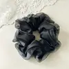 Scrunchie de Cetim com Strass de Alta Qualidade para Mulheres 2026 Novo Estilo Elegante Prendedor de Cabelo Grande Elástico