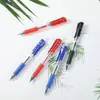Bolígrafo de gel K35 0.5mm tinta negra bolígrafo de firma venta al por mayor punta redonda Rojo Azul Bolígrafo de resorte para estudiantes