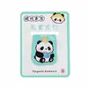 Marcador de Página Magnético Fofo de Panda Impressão Colorida Dupla Face Suporte de Página Magnético Macio Marcador de Página para Leitura de Livro Didático Estudantil Pequeno Presente