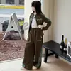 Conjunto de Sudadera para Niñas Primavera y Otoño 2026 Nuevo Casual Estilo Coreano Deportivo Conjunto de Sudadera y Pantalón de Chándal con Cintas